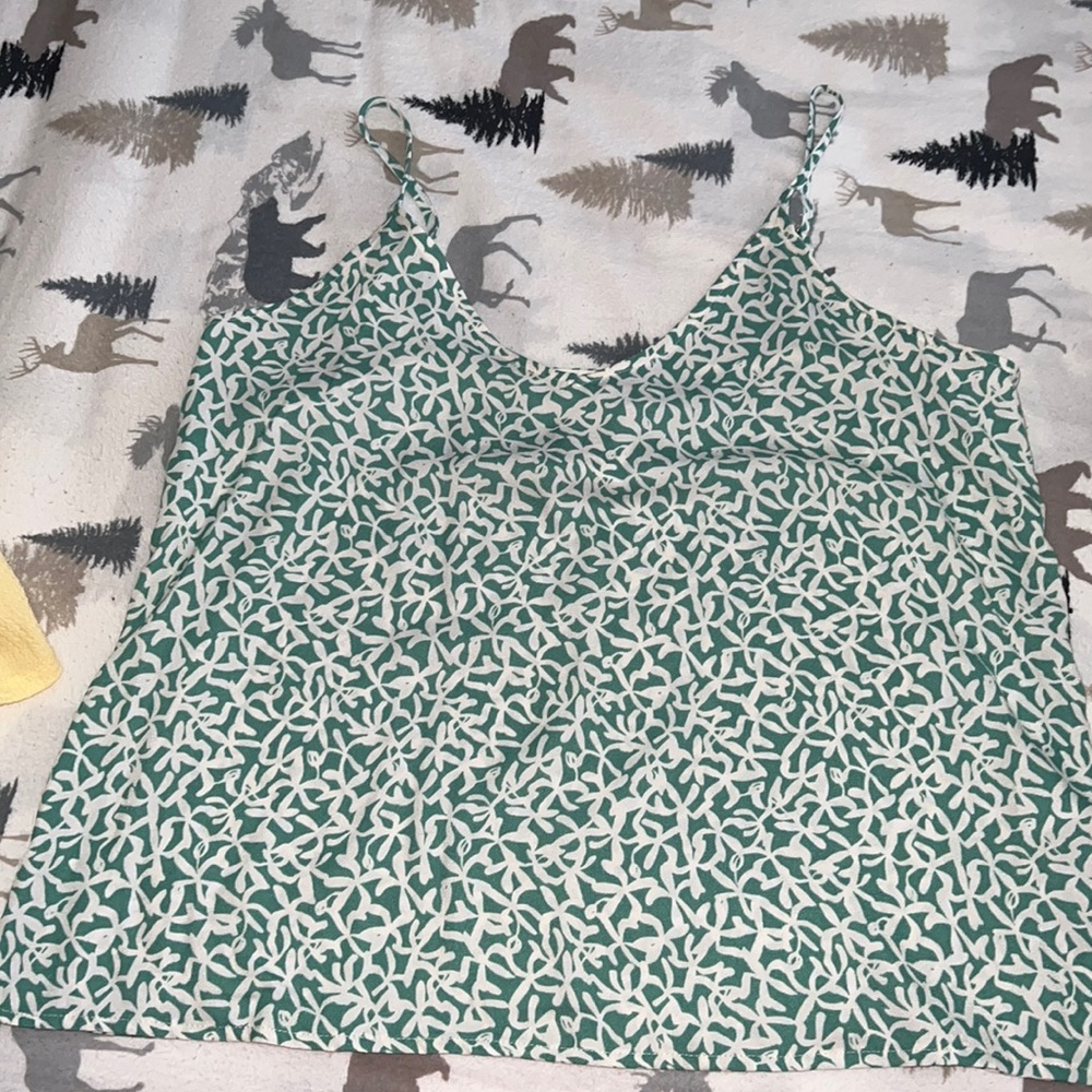 Thin strap blouse